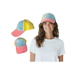 No Boundaries Terry Cloth Multicolor Adjustable Ball Cap